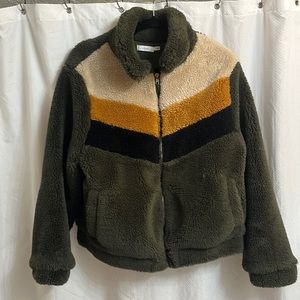 Furry coat! Size medium